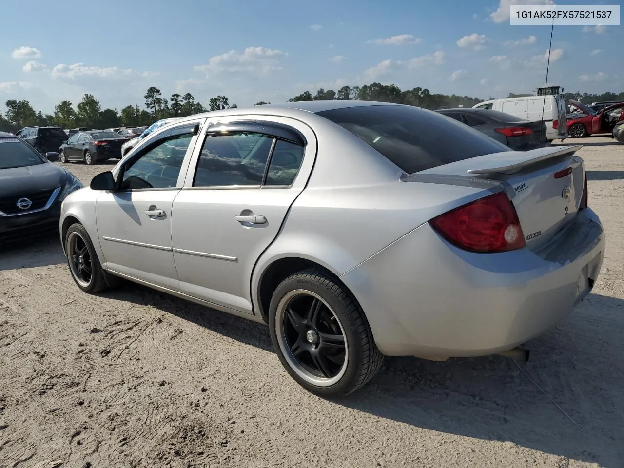 2005 Chevrolet Cobalt VIN: 1G1AK52FX57521537 Lot: 72145804