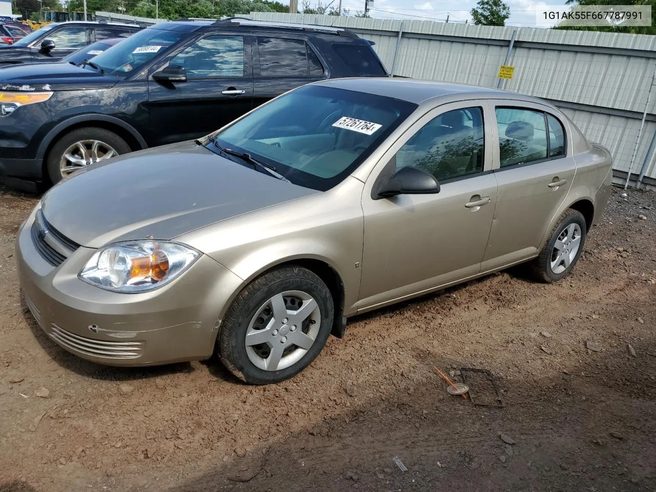 1G1AK55F667787991 2006 Chevrolet Cobalt Ls