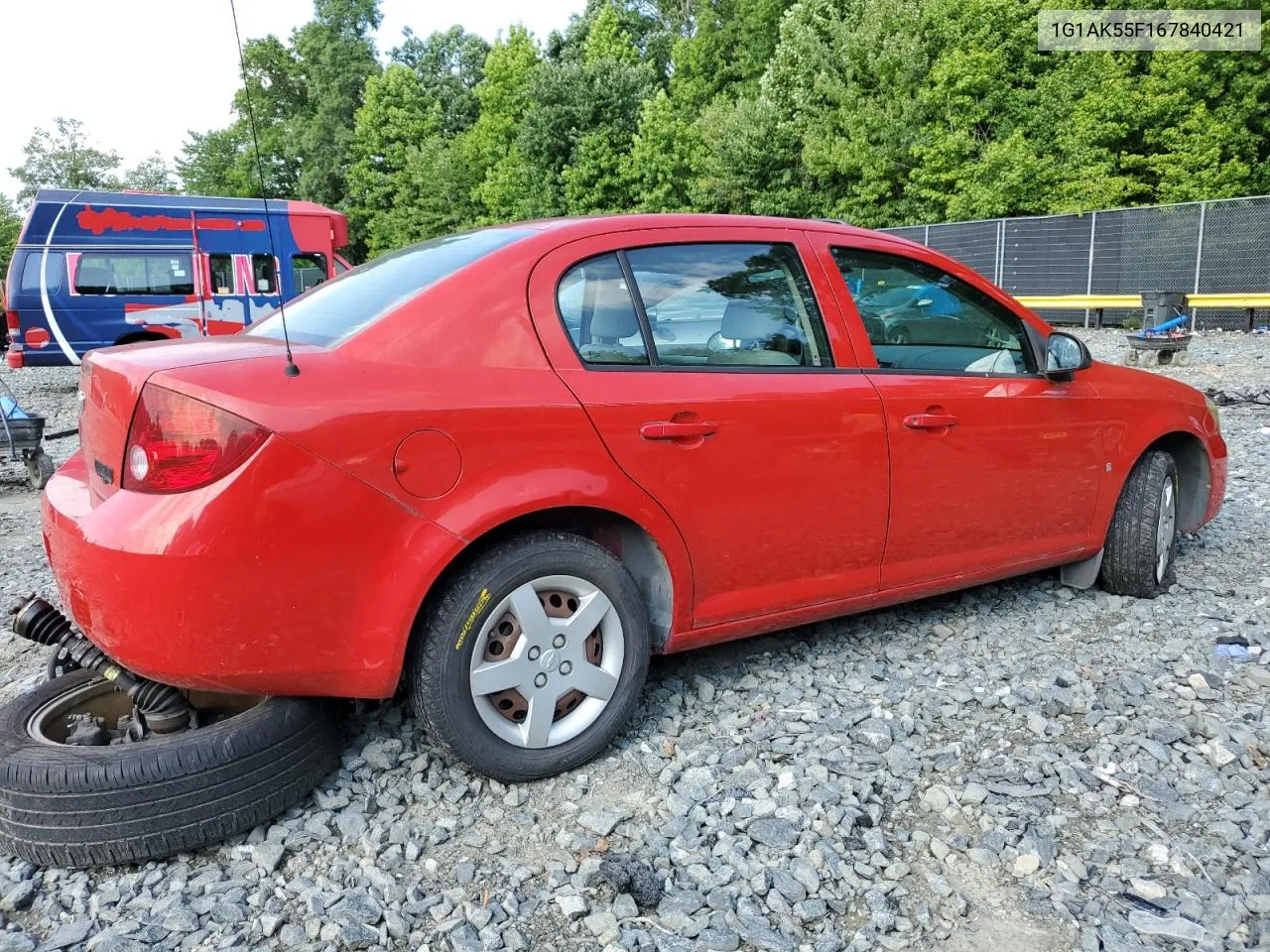 2006 Chevrolet Cobalt Ls VIN: 1G1AK55F167840421 Lot: 60705434