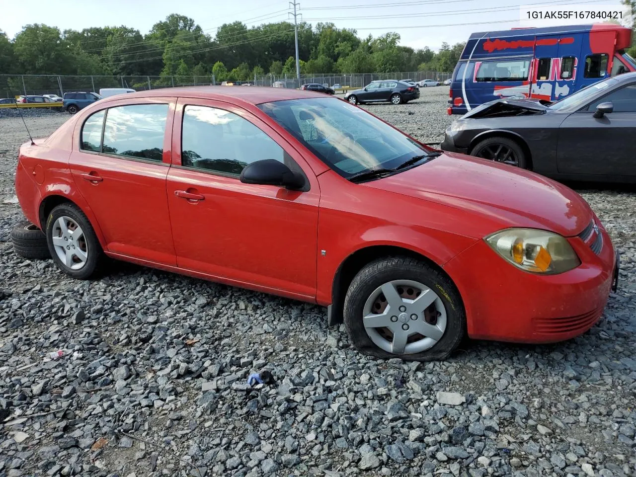 2006 Chevrolet Cobalt Ls VIN: 1G1AK55F167840421 Lot: 60705434