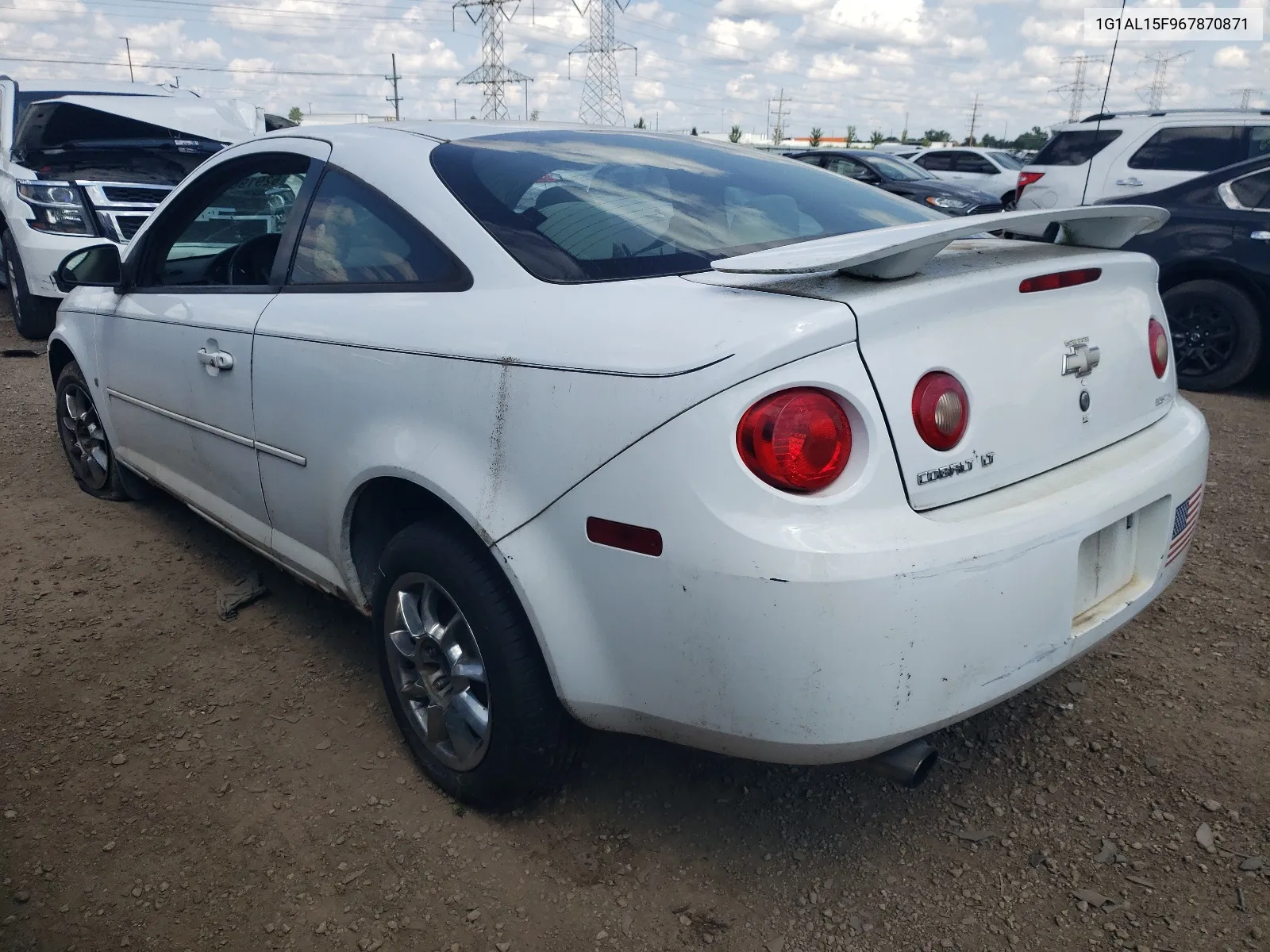 2006 Chevrolet Cobalt Lt VIN: 1G1AL15F967870871 Lot: 62919014