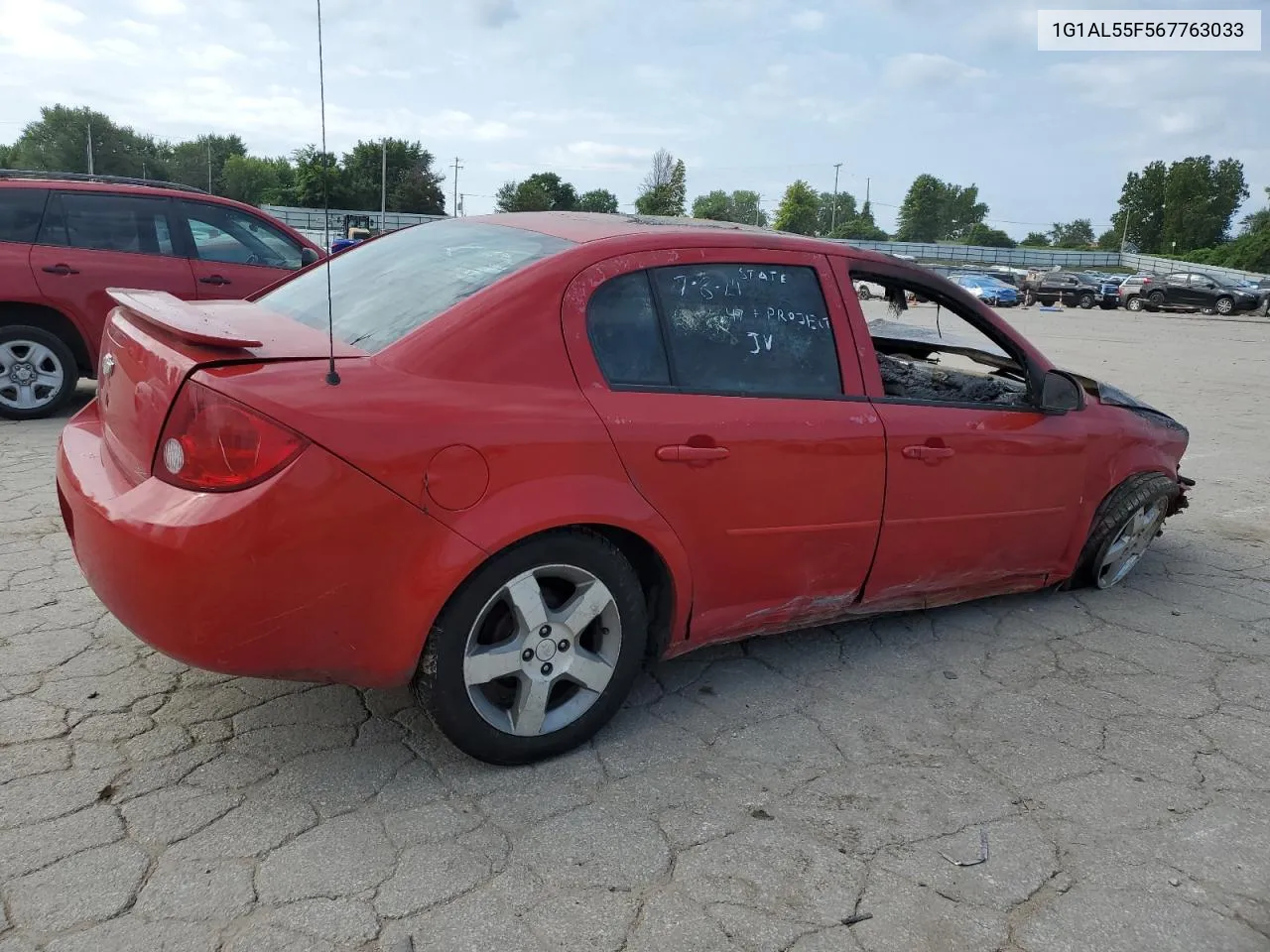 2006 Chevrolet Cobalt Lt VIN: 1G1AL55F567763033 Lot: 63502274