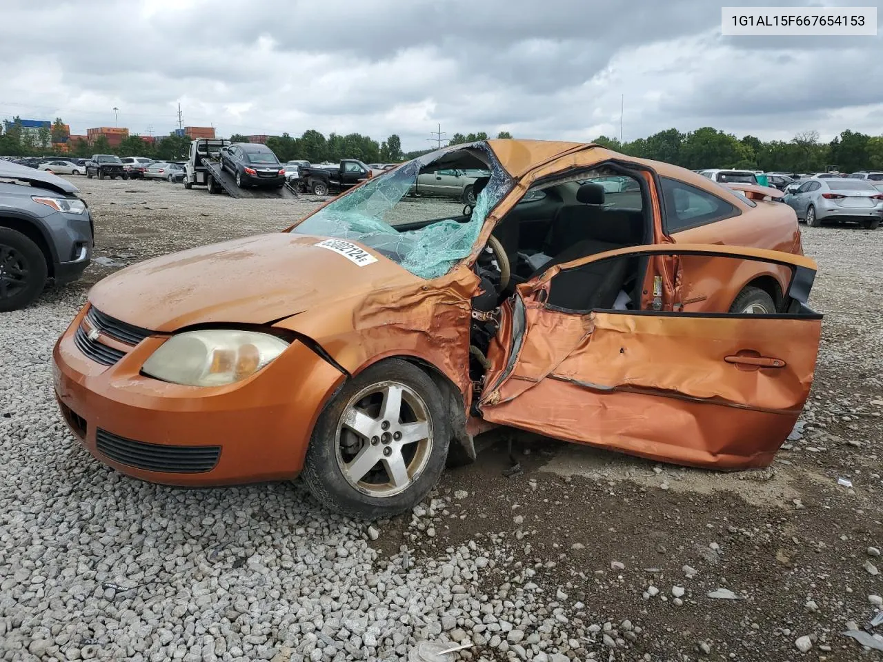 2006 Chevrolet Cobalt Lt VIN: 1G1AL15F667654153 Lot: 65002124