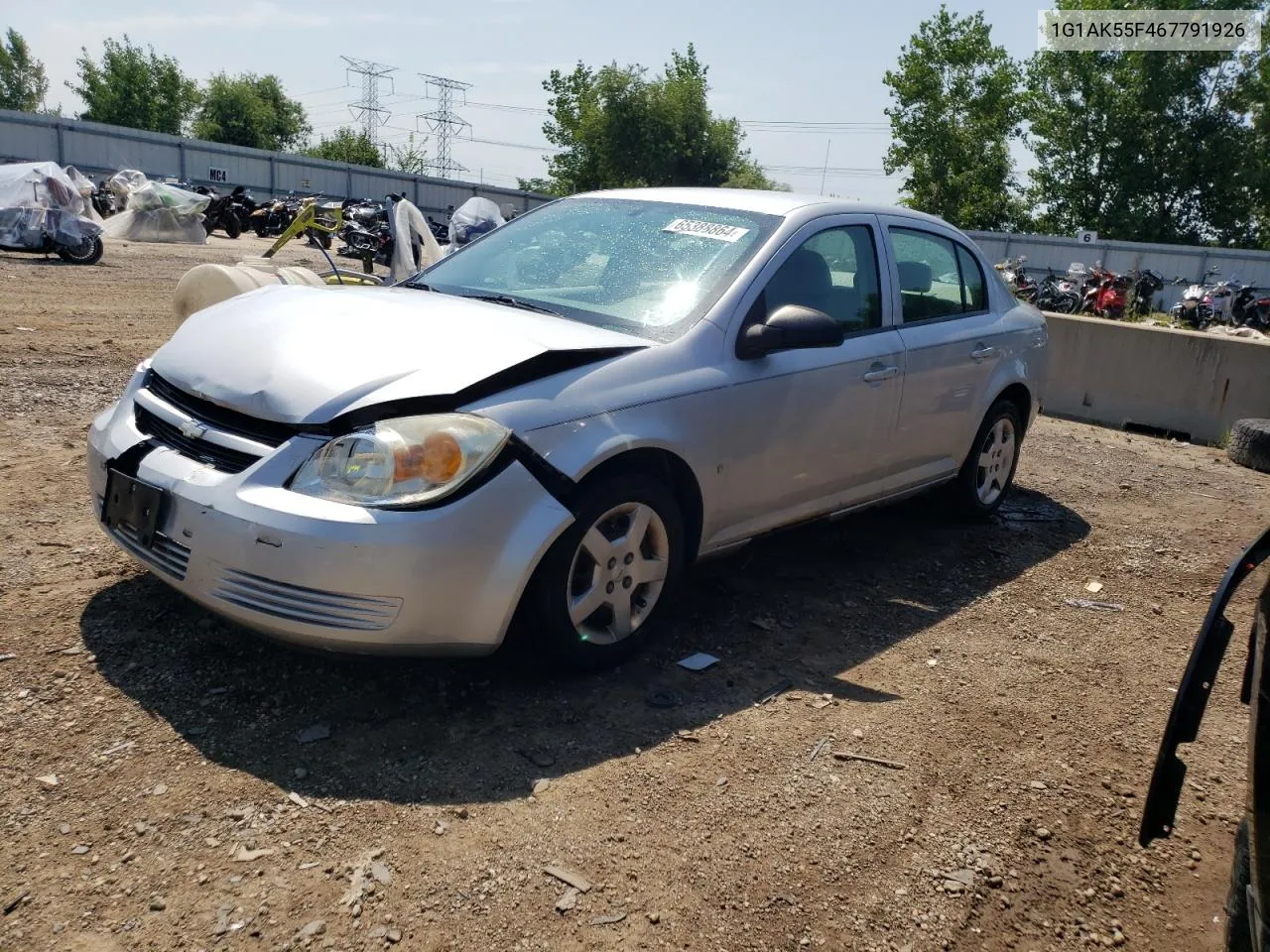 2006 Chevrolet Cobalt Ls VIN: 1G1AK55F467791926 Lot: 65388864