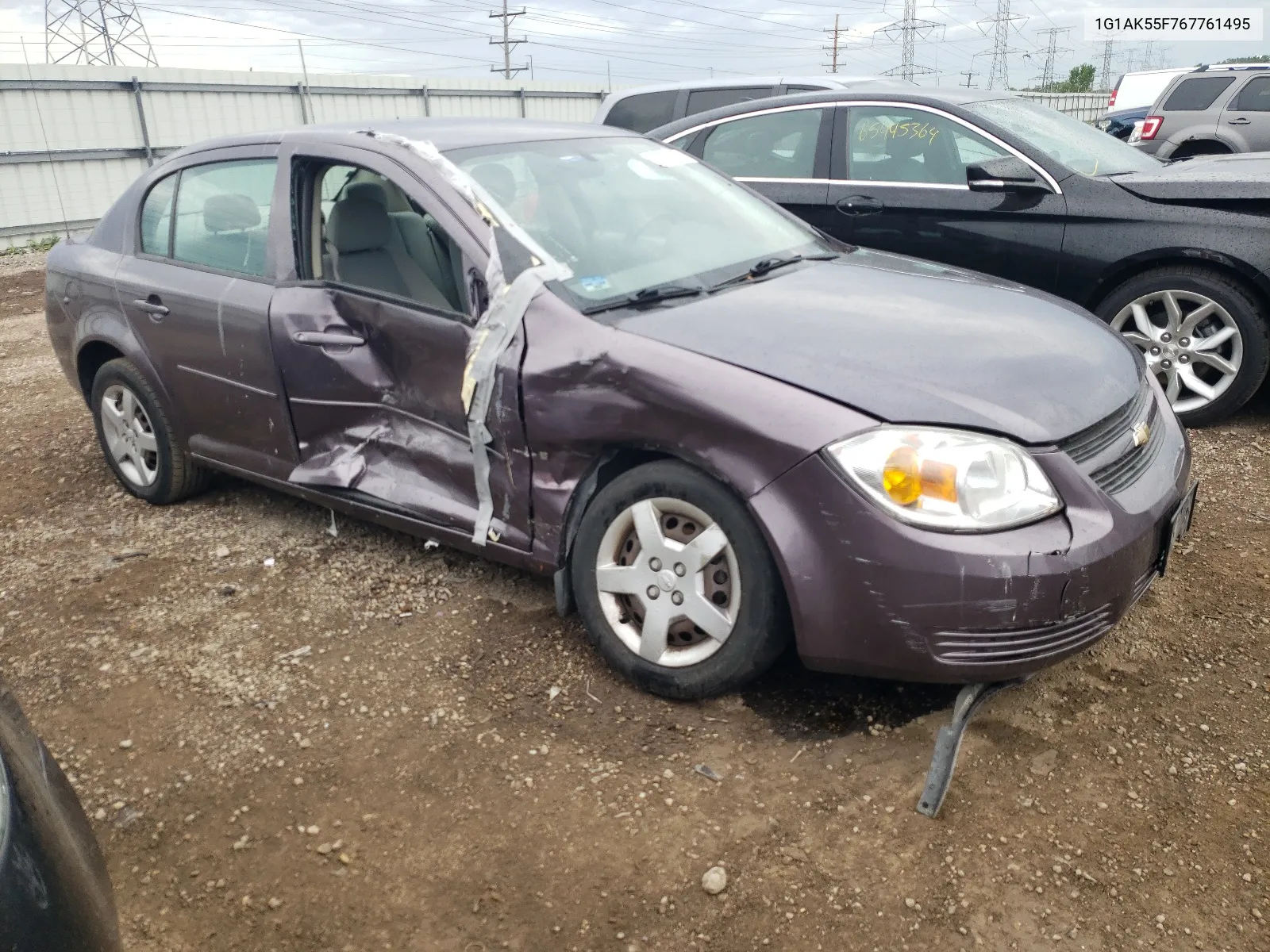 1G1AK55F767761495 2006 Chevrolet Cobalt Ls