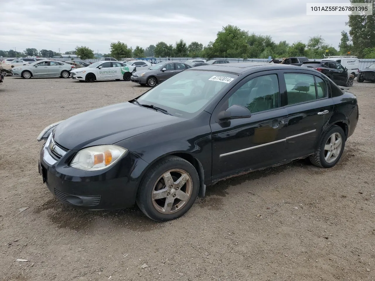 2006 Chevrolet Cobalt Ltz VIN: 1G1AZ55F267801395 Lot: 67743014