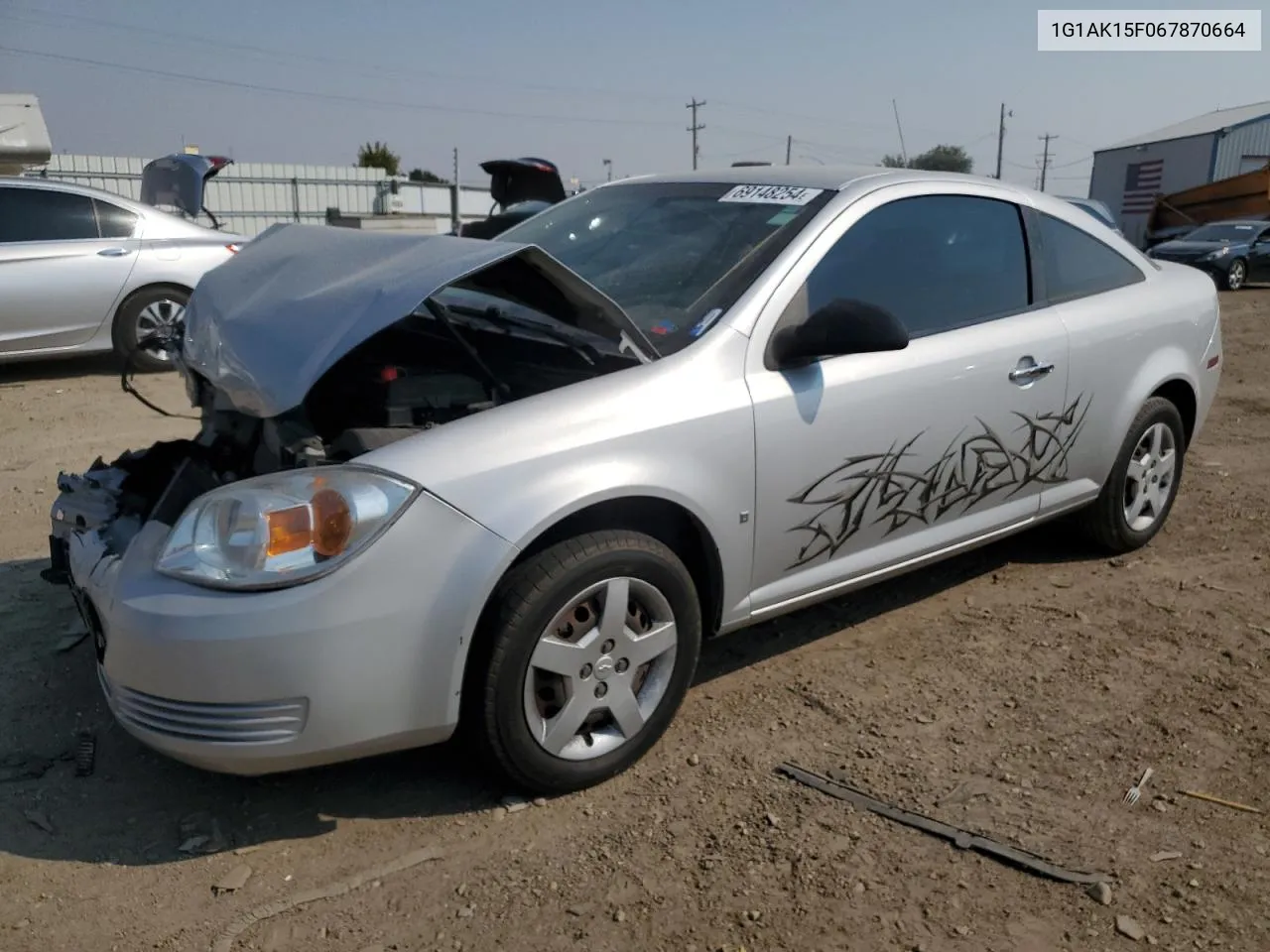 1G1AK15F067870664 2006 Chevrolet Cobalt Ls