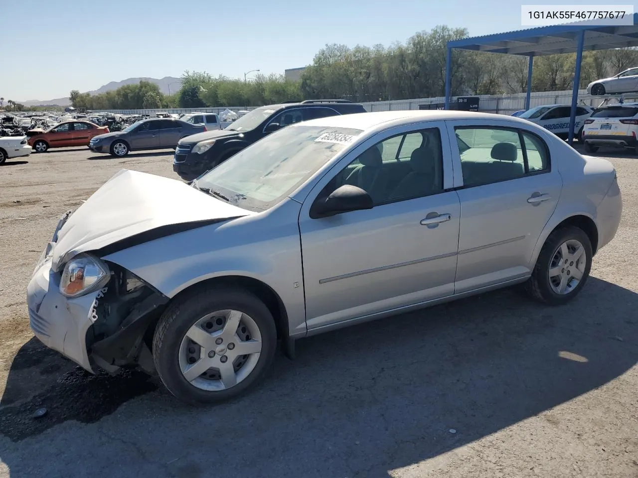 2006 Chevrolet Cobalt Ls VIN: 1G1AK55F467757677 Lot: 69284354