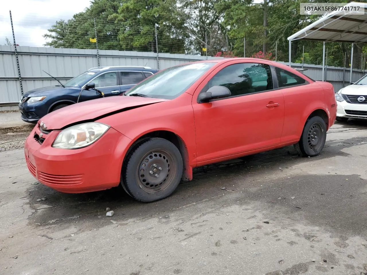 2006 Chevrolet Cobalt Ls VIN: 1G1AK15F867741717 Lot: 71381894