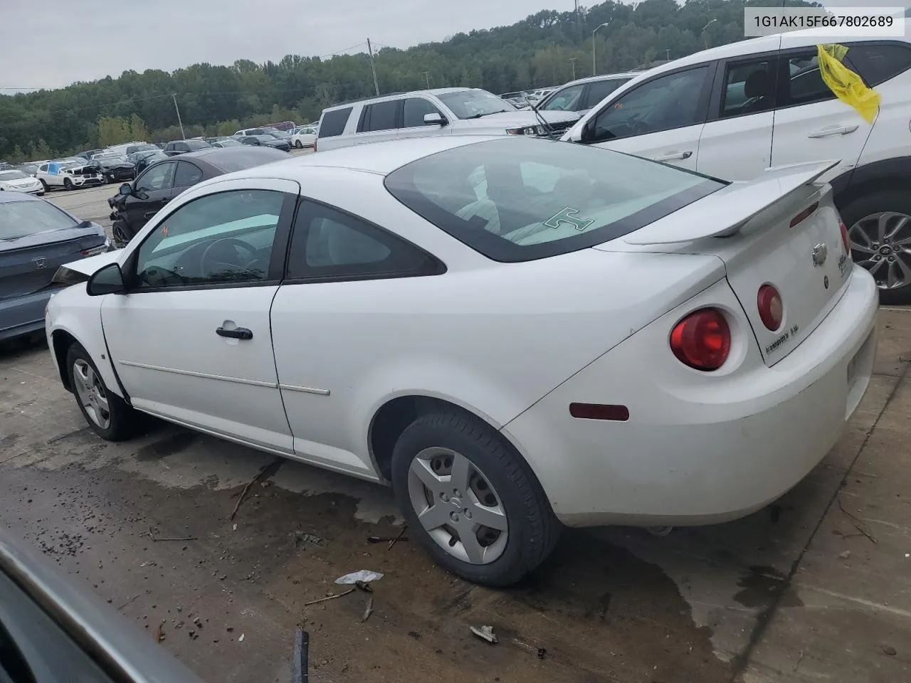 1G1AK15F667802689 2006 Chevrolet Cobalt Ls