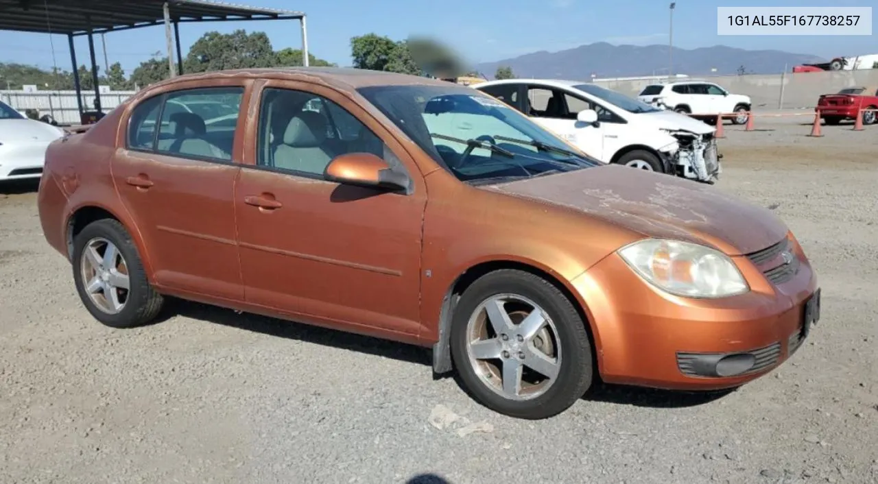 2006 Chevrolet Cobalt Lt VIN: 1G1AL55F167738257 Lot: 74490434