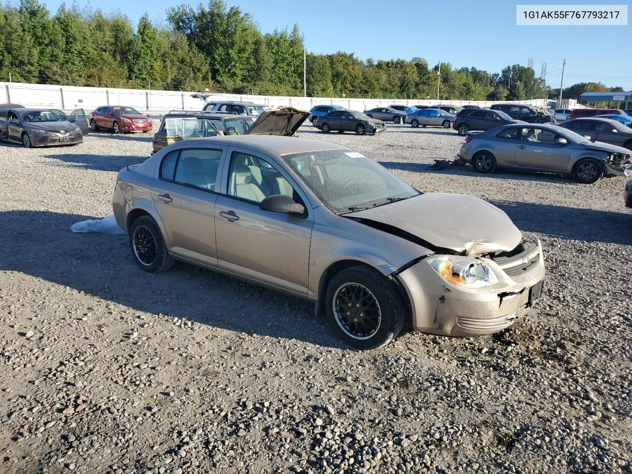 2006 Chevrolet Cobalt Ls VIN: 1G1AK55F767793217 Lot: 74779464