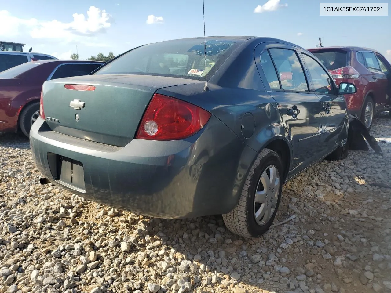 2006 Chevrolet Cobalt Ls VIN: 1G1AK55FX67617021 Lot: 75120984