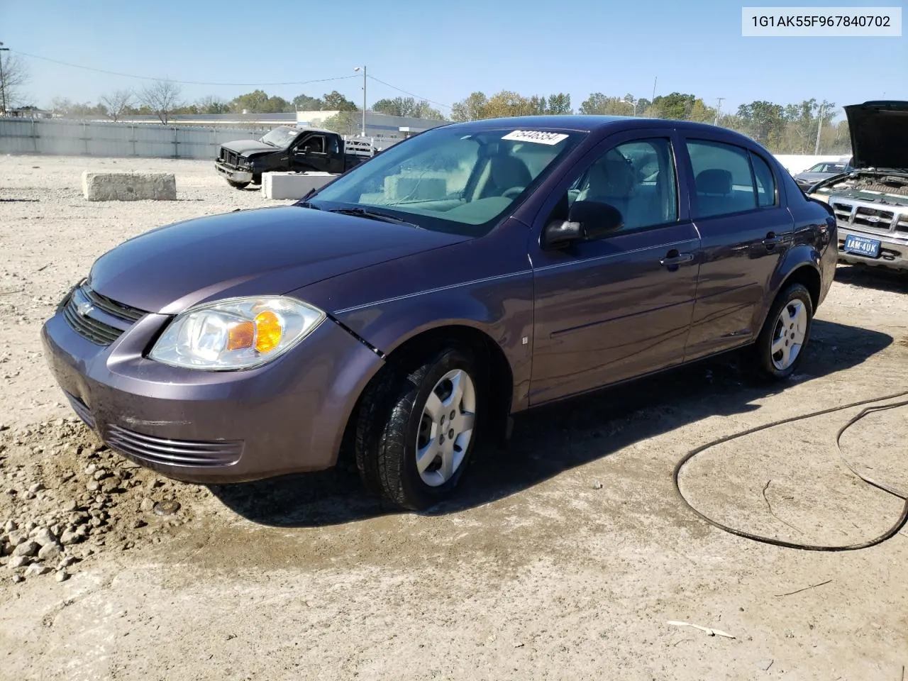 2006 Chevrolet Cobalt Ls VIN: 1G1AK55F967840702 Lot: 75446354