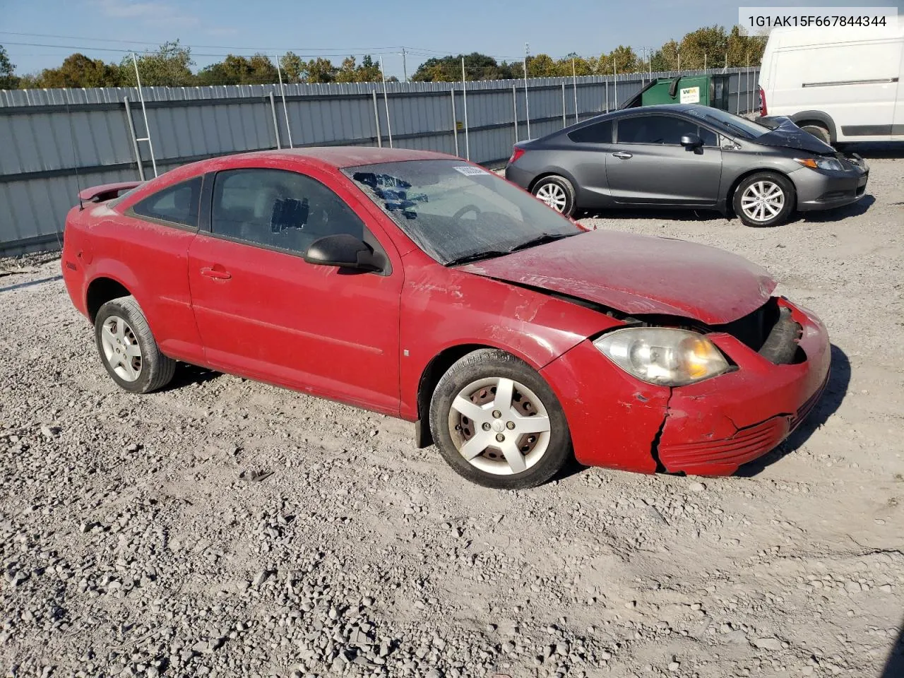 2006 Chevrolet Cobalt Ls VIN: 1G1AK15F667844344 Lot: 76003594