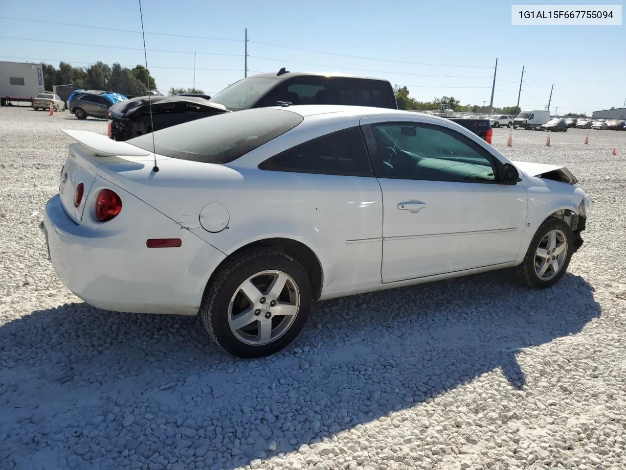 2006 Chevrolet Cobalt Lt VIN: 1G1AL15F667755094 Lot: 76844524