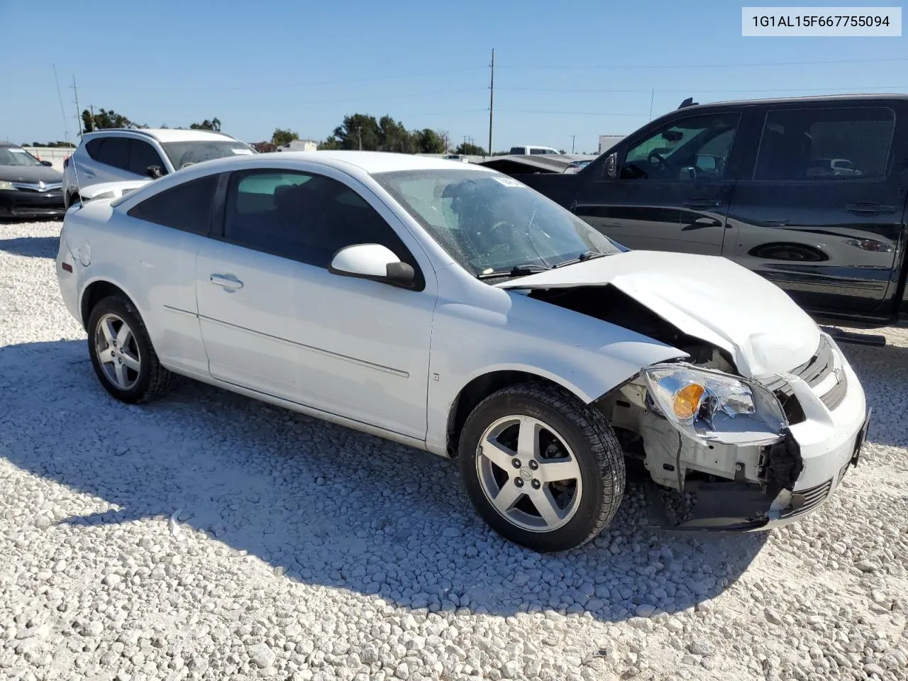 2006 Chevrolet Cobalt Lt VIN: 1G1AL15F667755094 Lot: 76844524