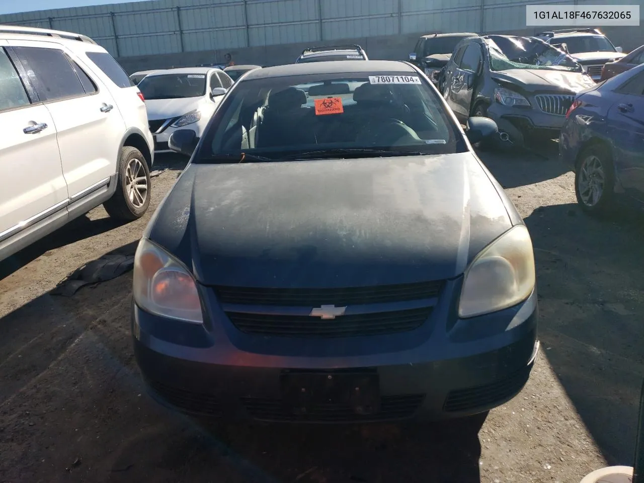 2006 Chevrolet Cobalt Lt VIN: 1G1AL18F467632065 Lot: 78071104