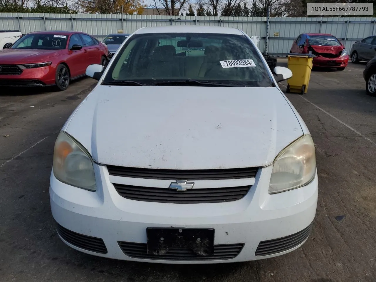 2006 Chevrolet Cobalt Lt VIN: 1G1AL55F667787793 Lot: 78093984