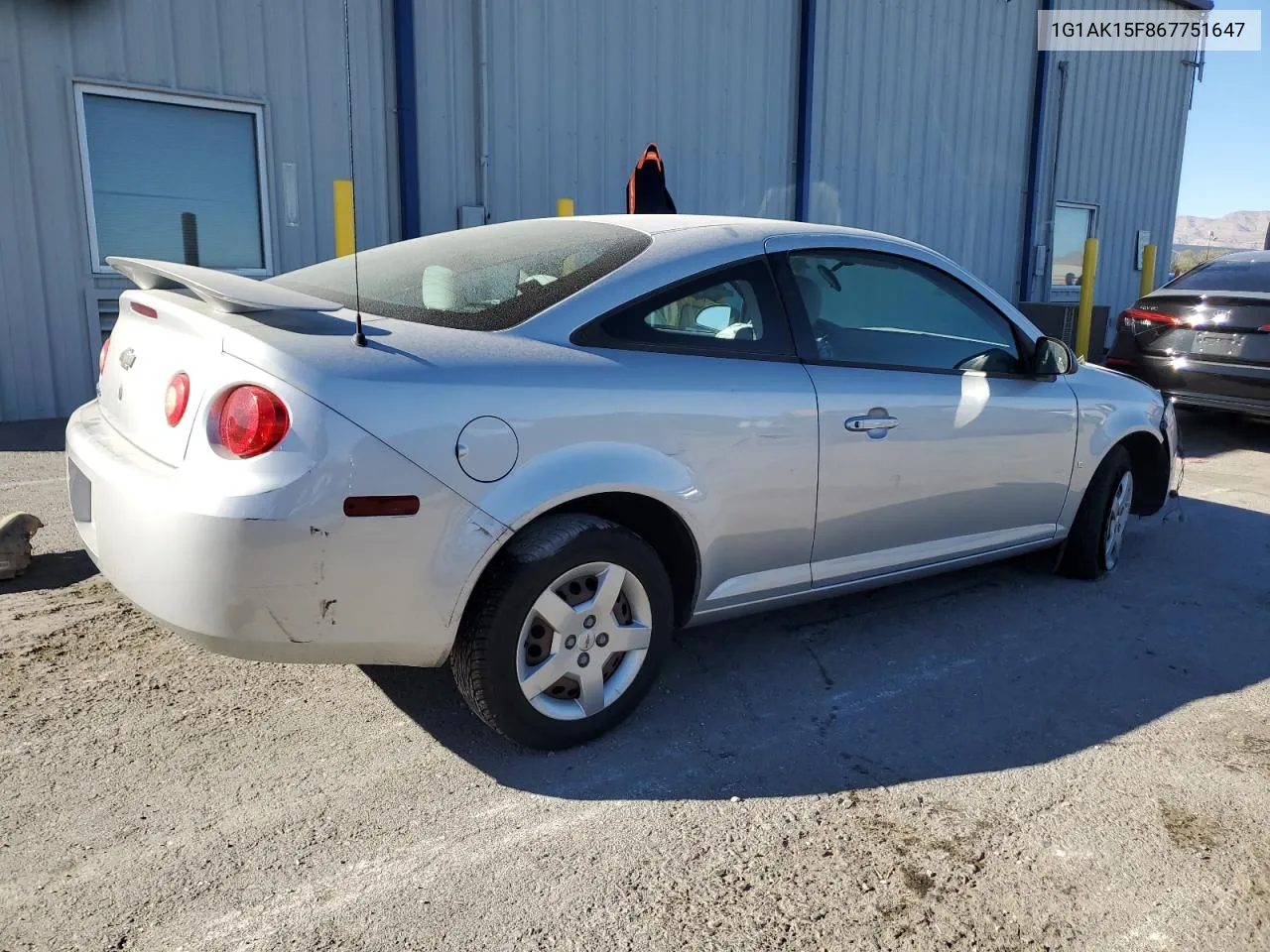 2006 Chevrolet Cobalt Ls VIN: 1G1AK15F867751647 Lot: 80588214