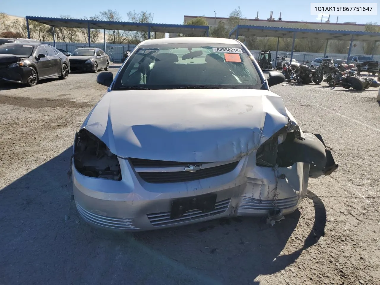 2006 Chevrolet Cobalt Ls VIN: 1G1AK15F867751647 Lot: 80588214