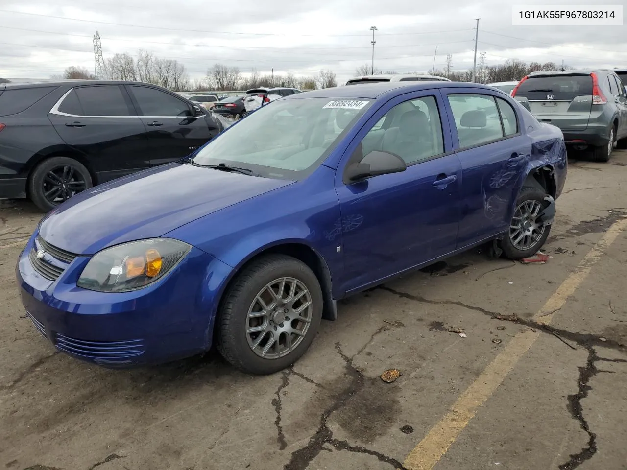 2006 Chevrolet Cobalt Ls VIN: 1G1AK55F967803214 Lot: 80892434