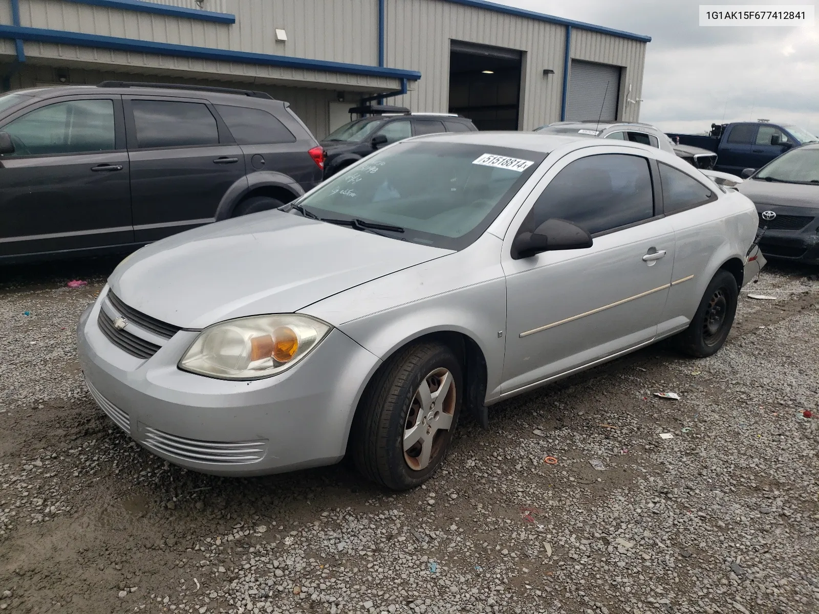 2007 Chevrolet Cobalt Ls VIN: 1G1AK15F677412841 Lot: 51518814