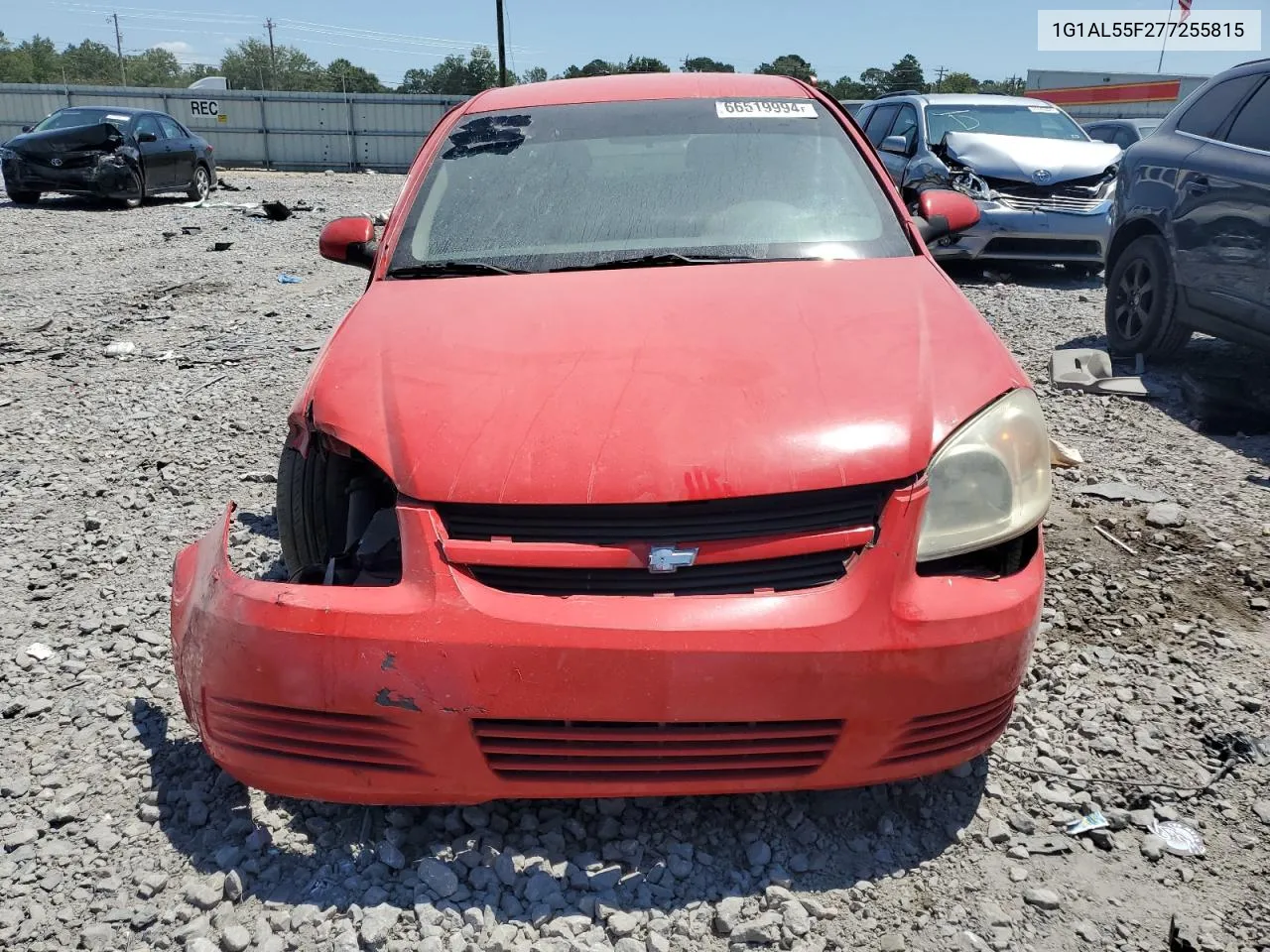 2007 Chevrolet Cobalt Lt VIN: 1G1AL55F277255815 Lot: 66519994