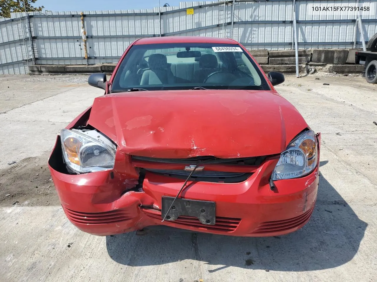 2007 Chevrolet Cobalt Ls VIN: 1G1AK15FX77391458 Lot: 68498094