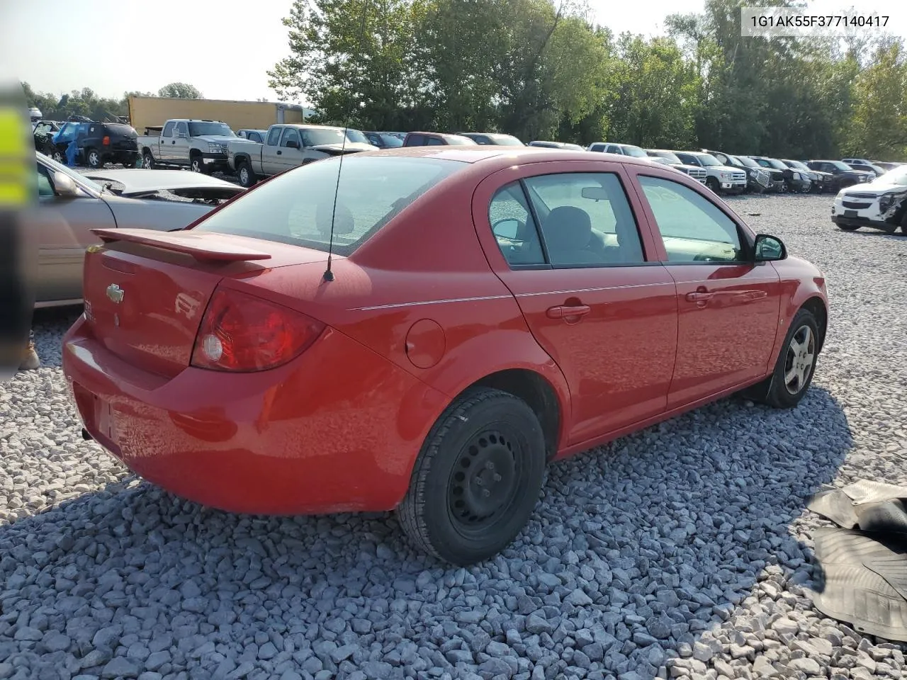 1G1AK55F377140417 2007 Chevrolet Cobalt Ls