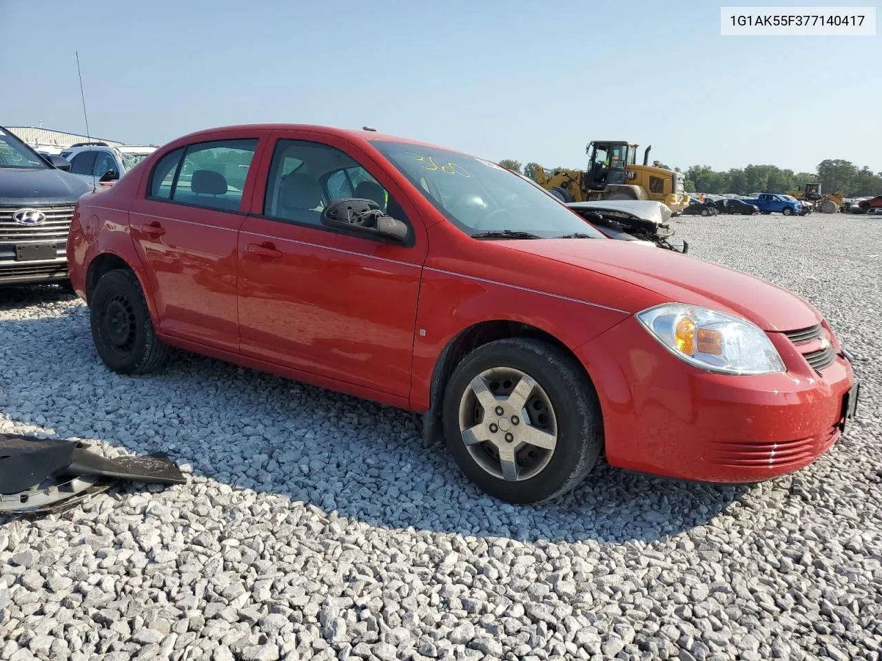 1G1AK55F377140417 2007 Chevrolet Cobalt Ls