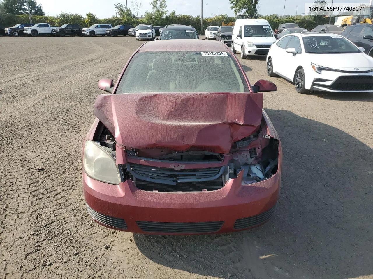 2007 Chevrolet Cobalt Lt VIN: 1G1AL55F977403071 Lot: 70526204