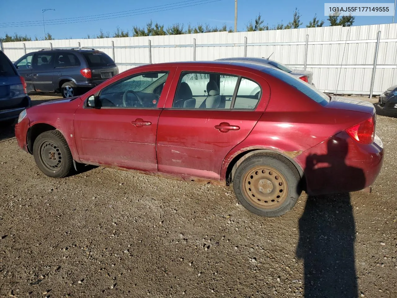 2007 Chevrolet Cobalt Ls VIN: 1G1AJ55F177149555 Lot: 71255244