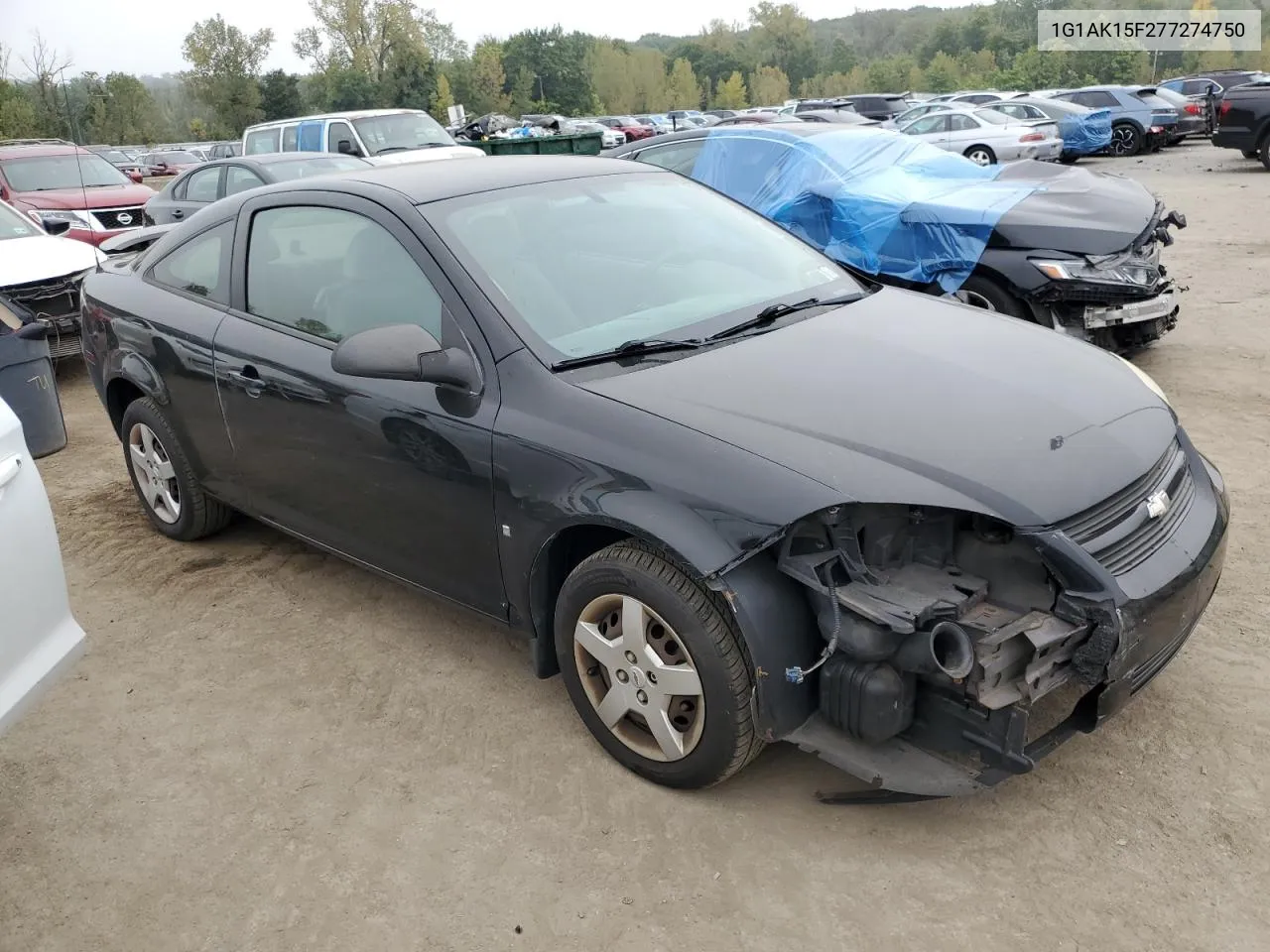 2007 Chevrolet Cobalt Ls VIN: 1G1AK15F277274750 Lot: 71503284