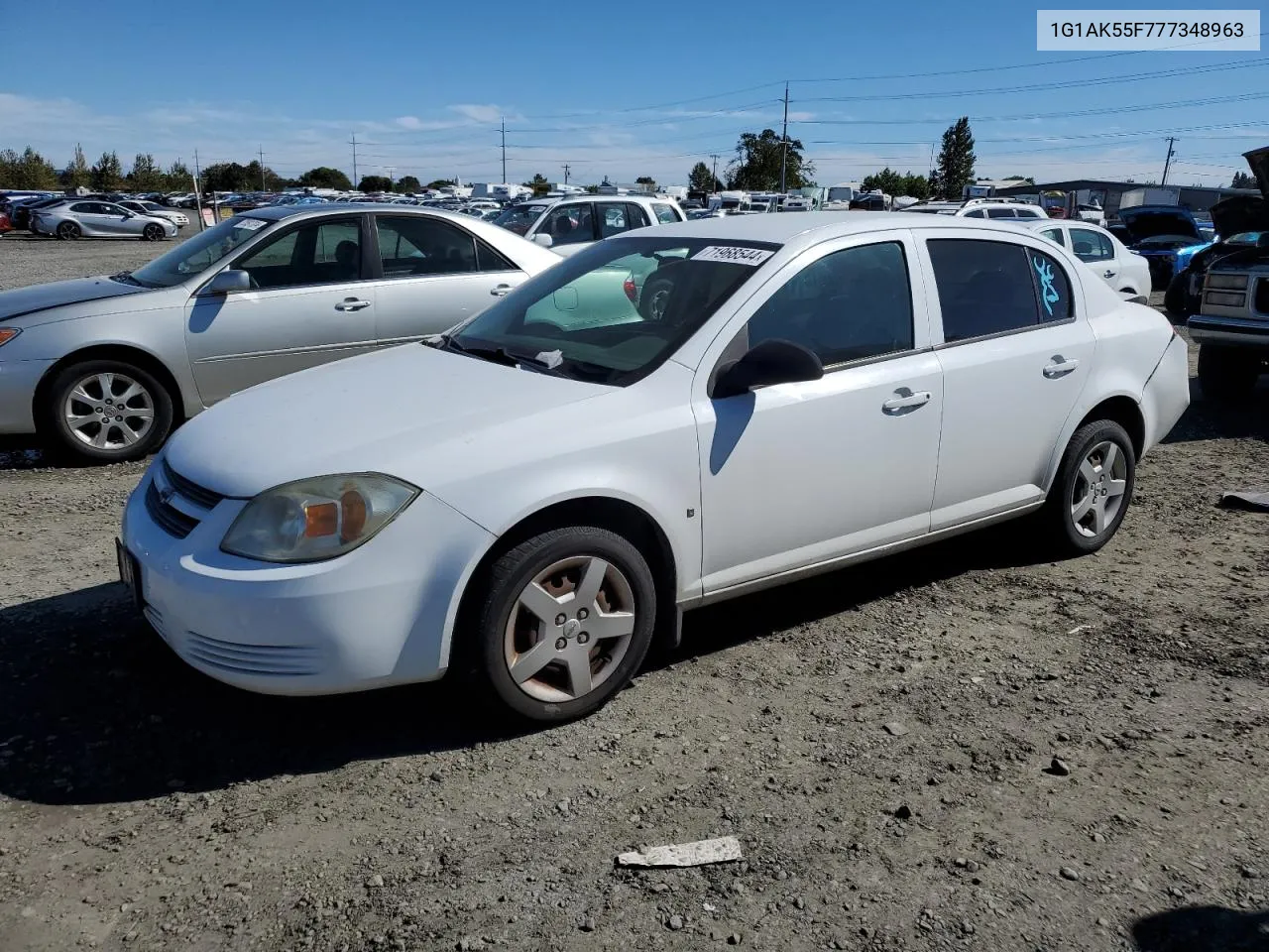 2007 Chevrolet Cobalt Ls VIN: 1G1AK55F777348963 Lot: 71968544