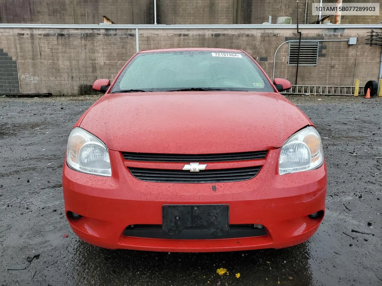 2007 Chevrolet Cobalt Ss VIN: 1G1AM15B077289903 Lot: 72197464