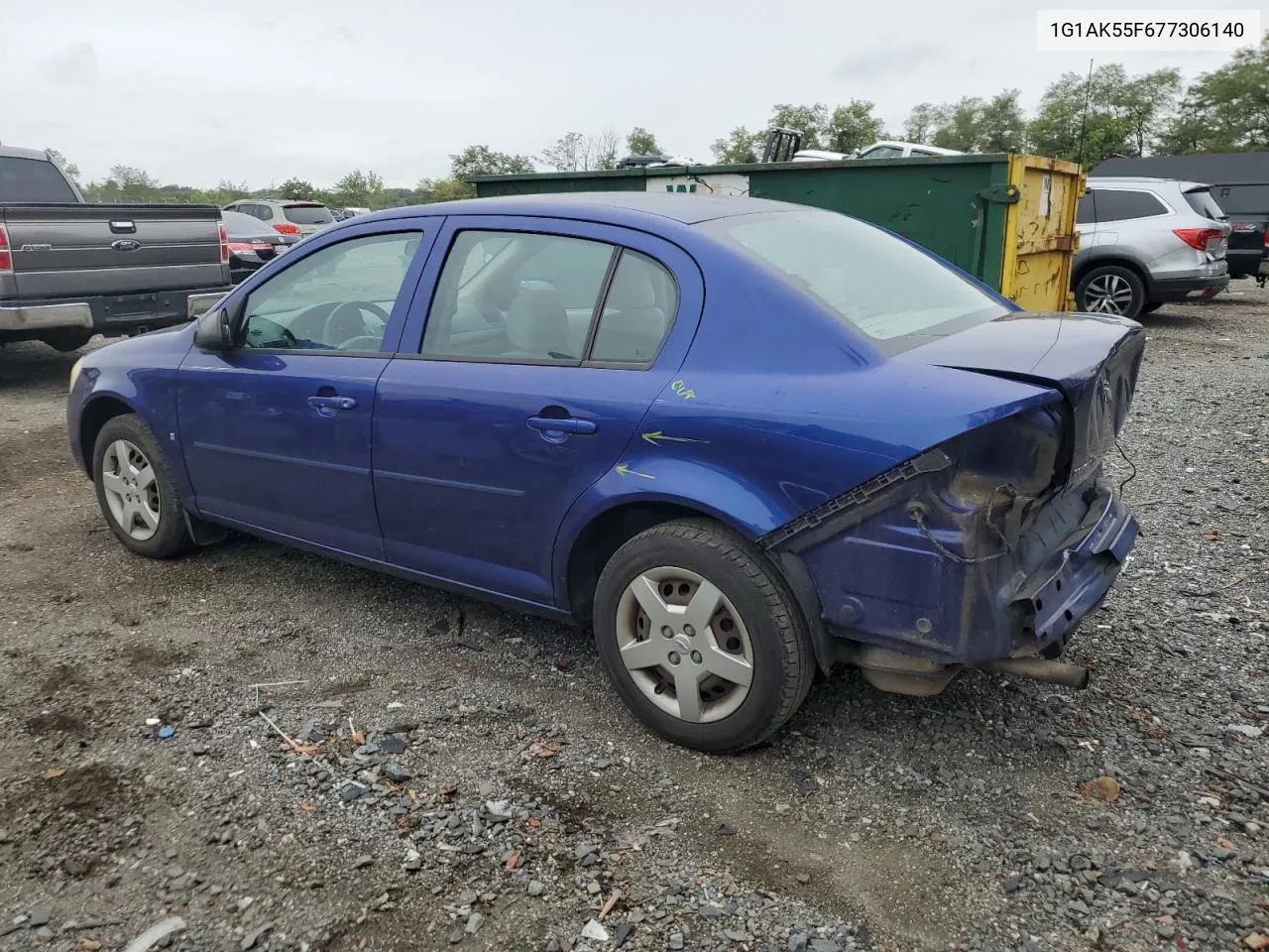 1G1AK55F677306140 2007 Chevrolet Cobalt Ls