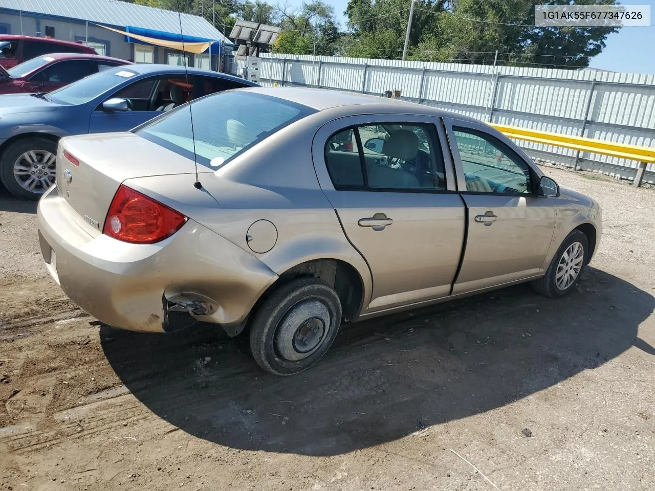 1G1AK55F677347626 2007 Chevrolet Cobalt Ls