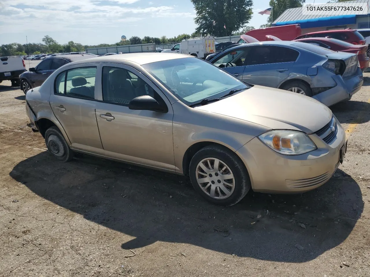 1G1AK55F677347626 2007 Chevrolet Cobalt Ls