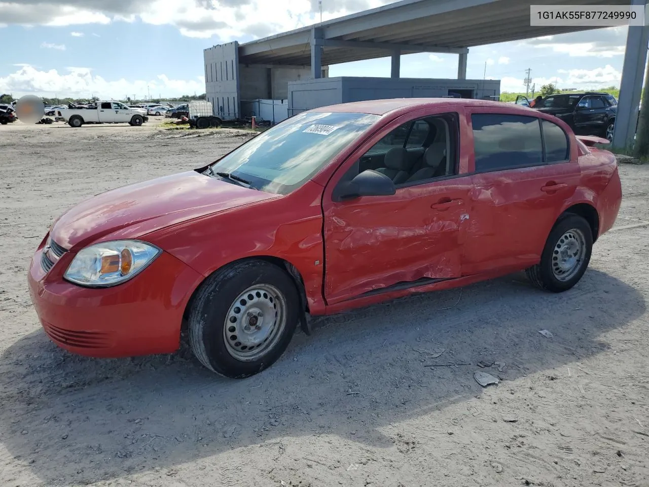 2007 Chevrolet Cobalt Ls VIN: 1G1AK55F877249990 Lot: 72609044