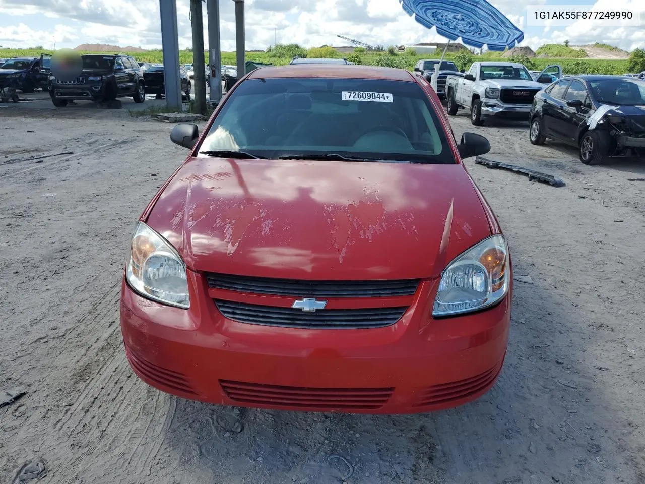 2007 Chevrolet Cobalt Ls VIN: 1G1AK55F877249990 Lot: 72609044