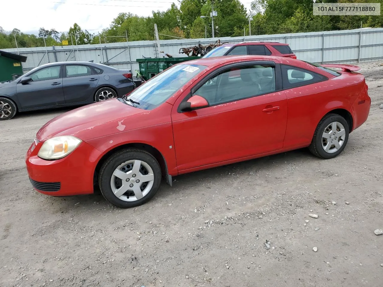 2007 Chevrolet Cobalt Lt VIN: 1G1AL15F777118880 Lot: 72612114