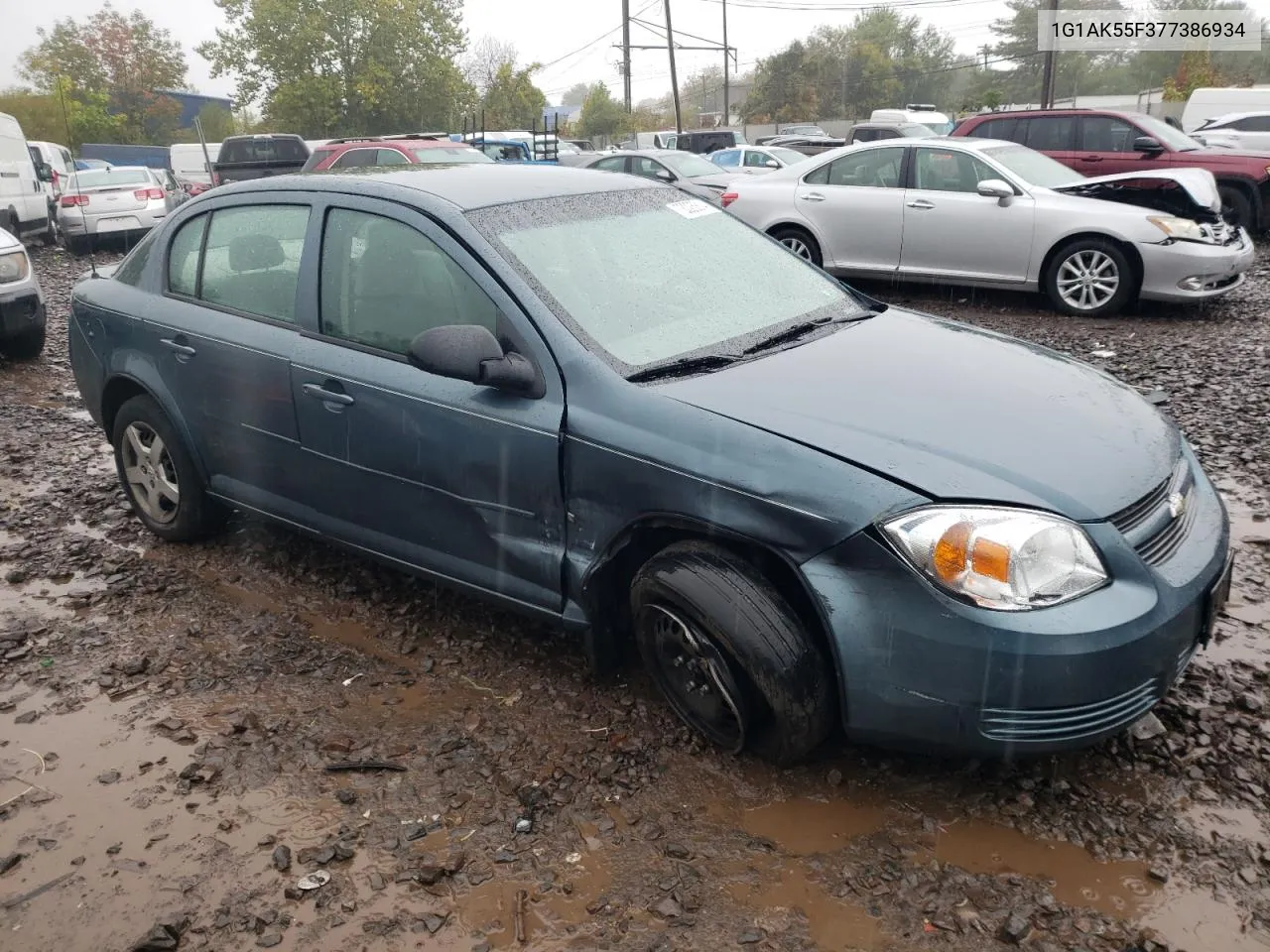 2007 Chevrolet Cobalt Ls VIN: 1G1AK55F377386934 Lot: 73025814