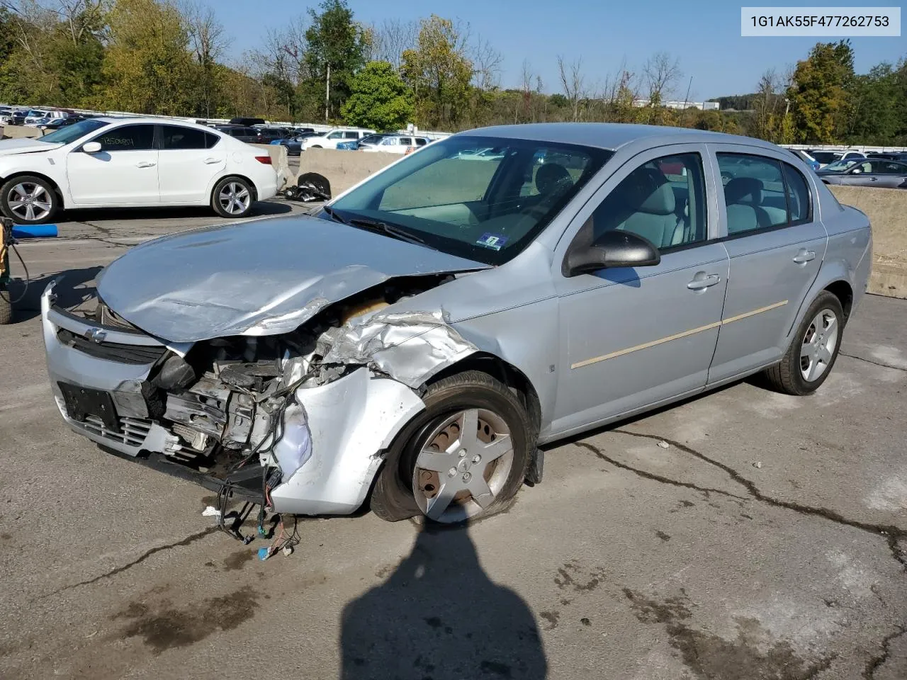 2007 Chevrolet Cobalt Ls VIN: 1G1AK55F477262753 Lot: 74892254