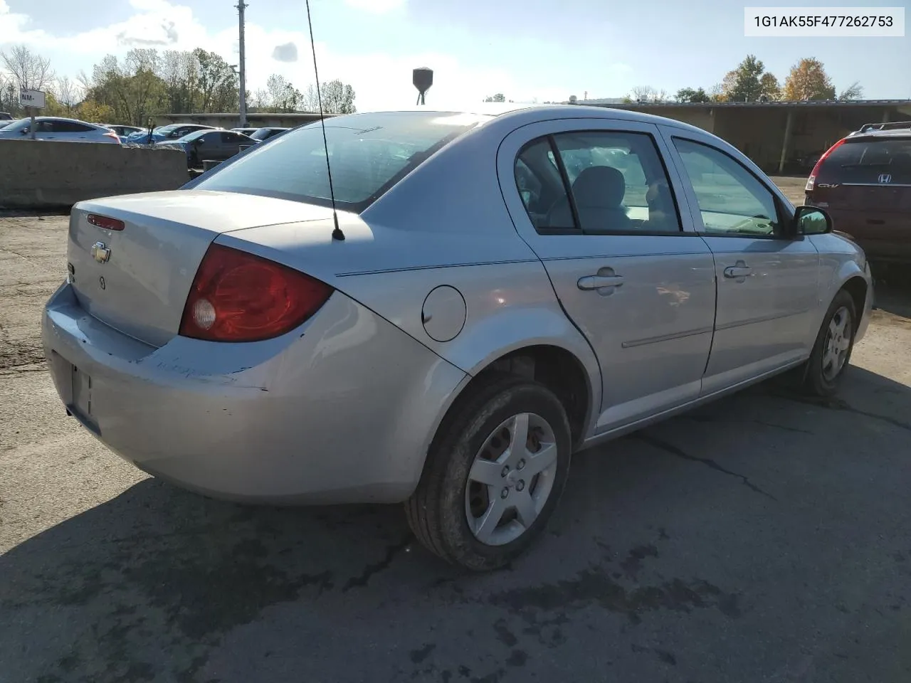 2007 Chevrolet Cobalt Ls VIN: 1G1AK55F477262753 Lot: 74892254