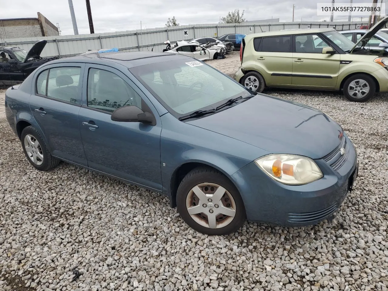 2007 Chevrolet Cobalt Ls VIN: 1G1AK55F377278863 Lot: 75460624