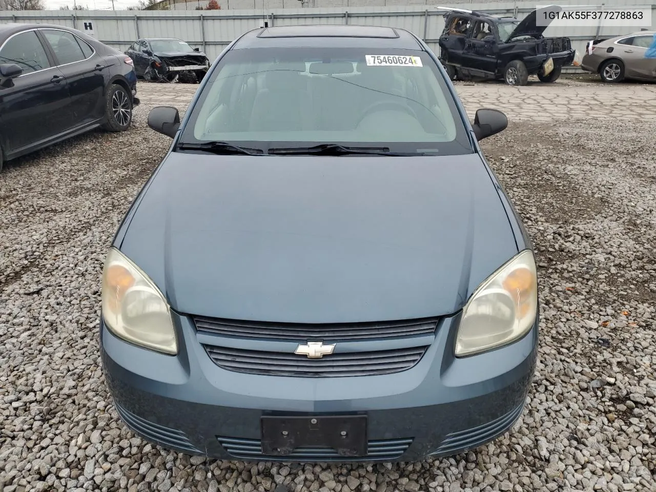 2007 Chevrolet Cobalt Ls VIN: 1G1AK55F377278863 Lot: 75460624