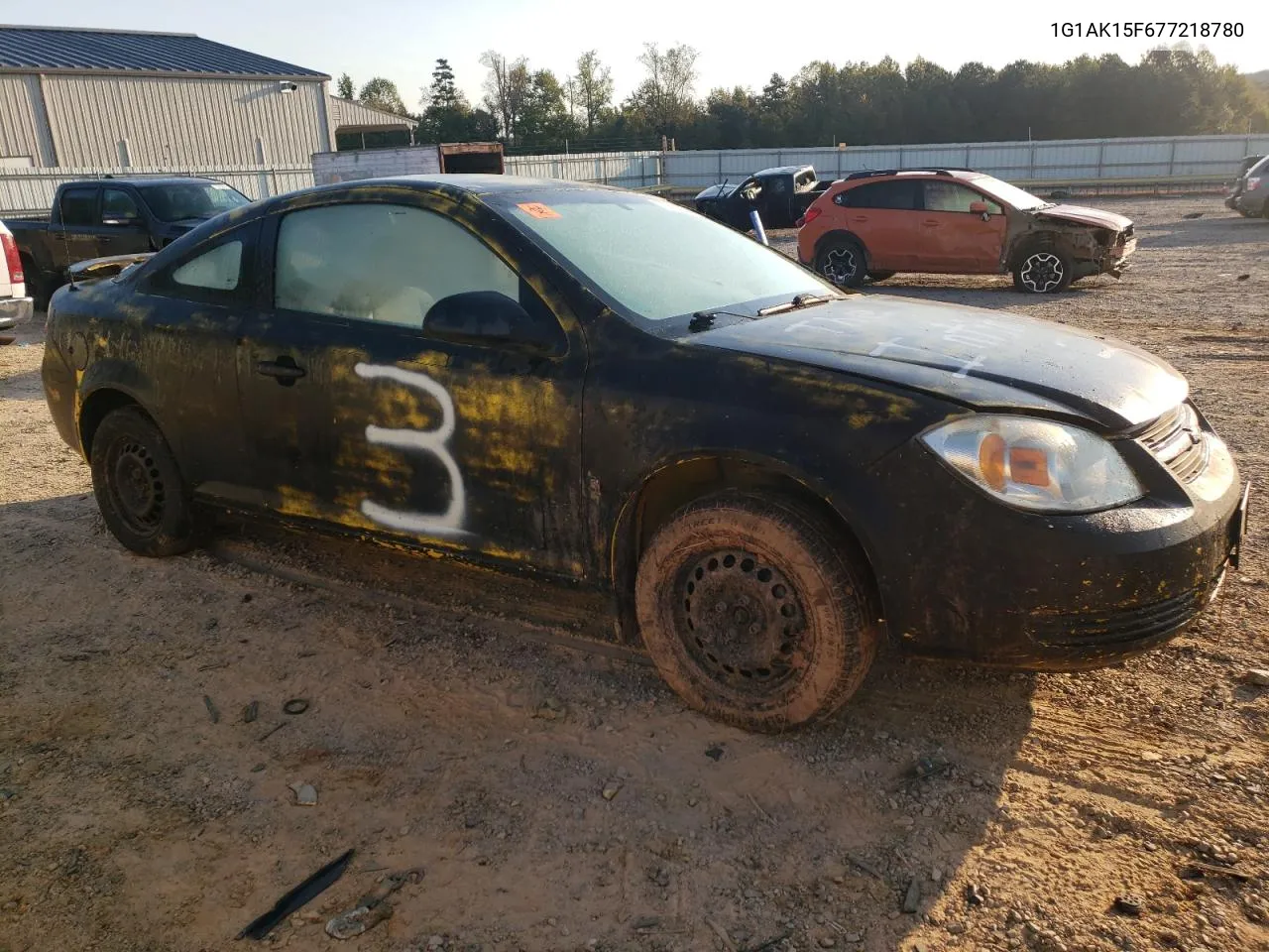 1G1AK15F677218780 2007 Chevrolet Cobalt Ls