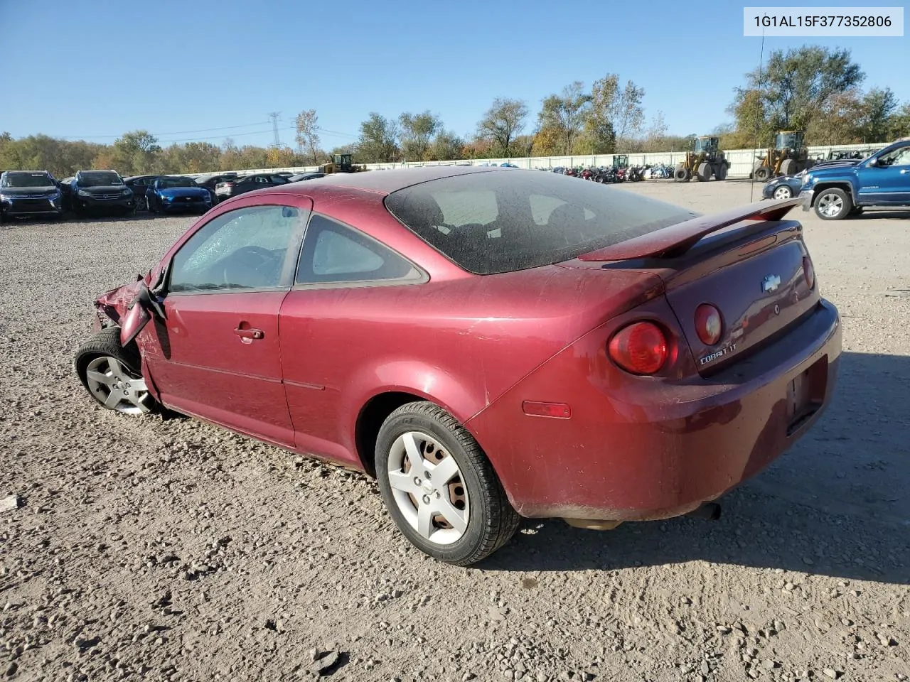 2007 Chevrolet Cobalt Lt VIN: 1G1AL15F377352806 Lot: 76403964