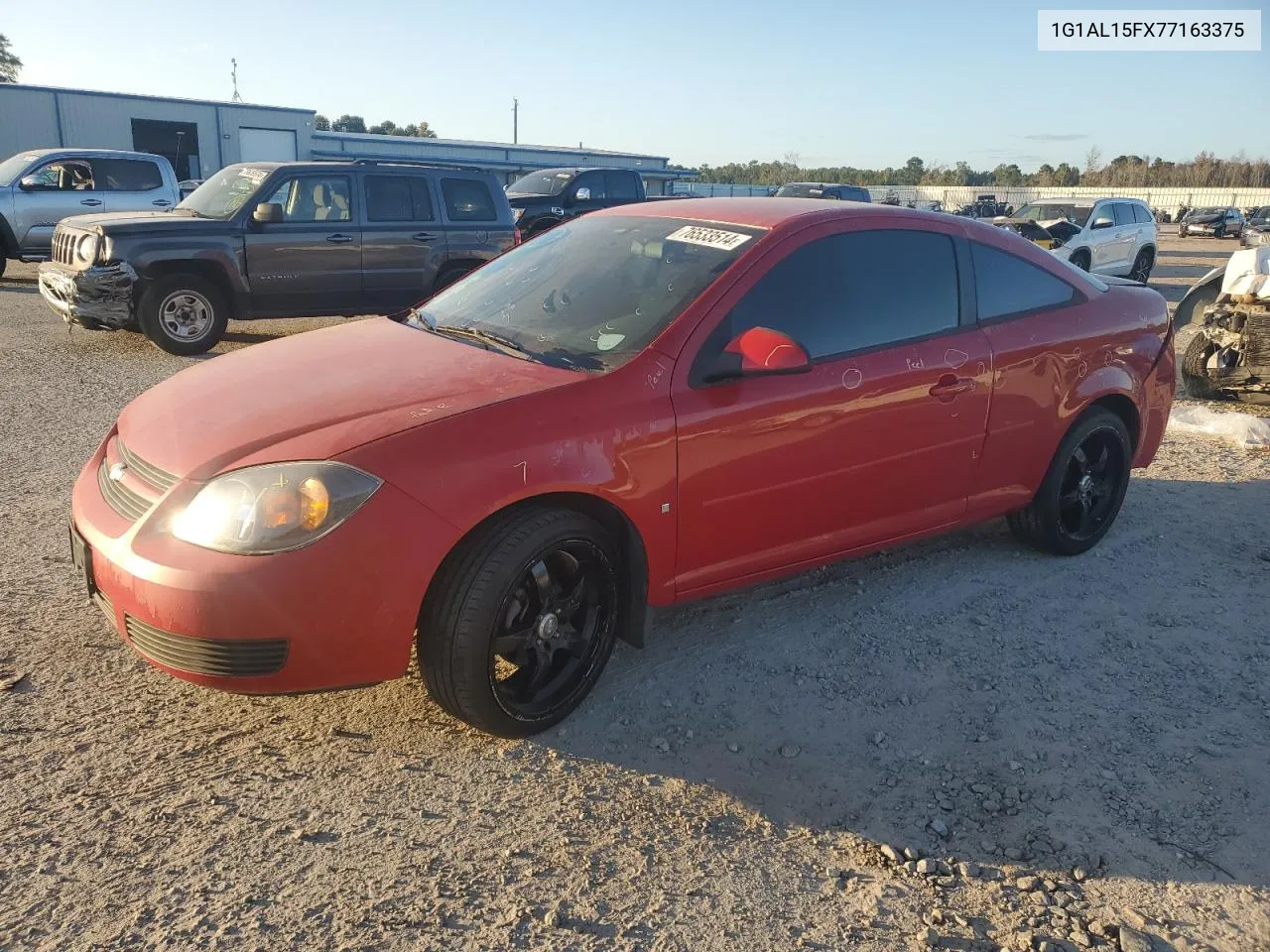 2007 Chevrolet Cobalt Lt VIN: 1G1AL15FX77163375 Lot: 76533514